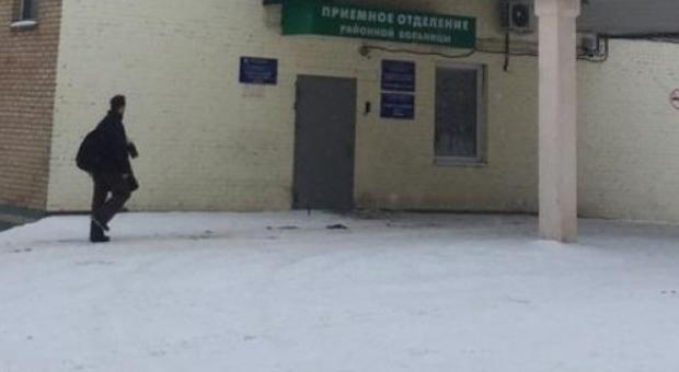 В ЦРБ г. Сергиев Посад консультация нашим нейрохирургом в отделении реанимации женщины 58 лет с черепно-мозговой травмой.