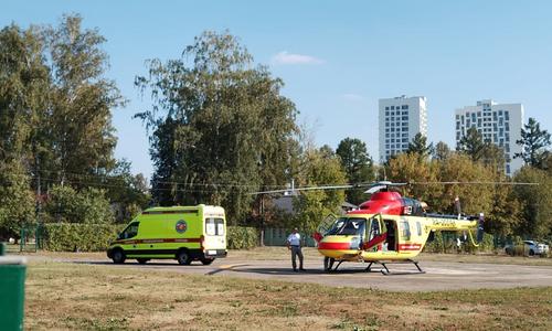 Консультация нашим нейрореаниматологом в црб г. КОВРОВ (Владимирской области) больной 46 лет с геморрагическим инсультом для организации госпитализации в профильный московский стационар.